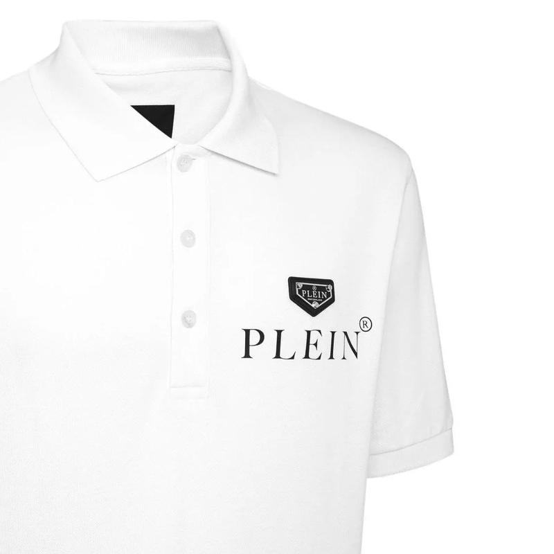 Philipp Plein Poloshirt Poloshirt Iconic Plein weiss(Image 3)
