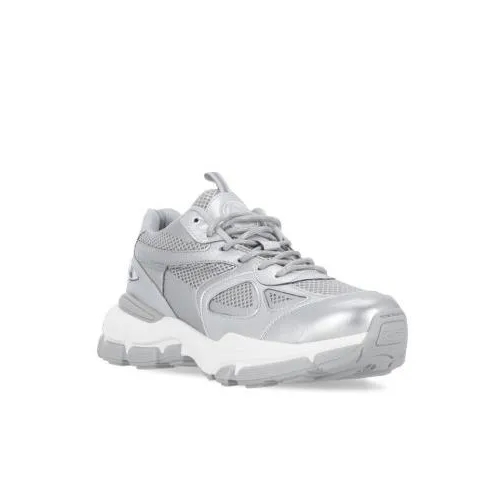 Axel Arigato Silver Leather Sneakers Silver lage-top sneaker