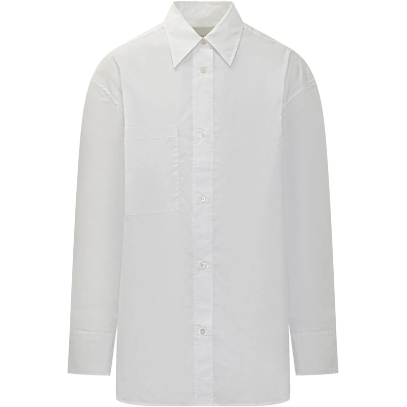Studio Nicholson Bluse Studio Nicholson Camicia in Cotone weiß