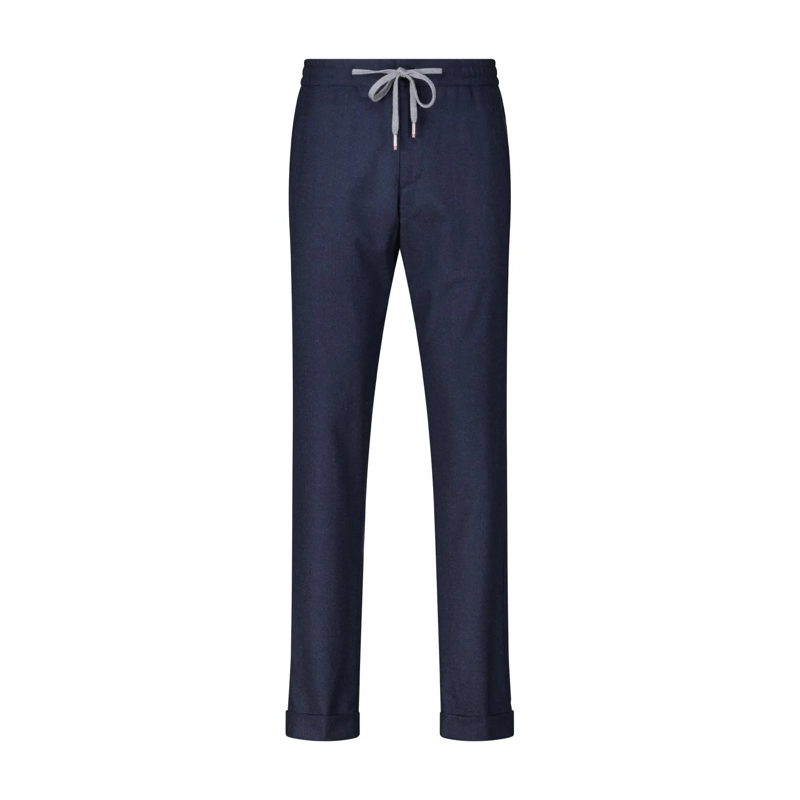 Marco Pescarolo Freizeithose Slim-Fit Jogpants Caracciolo blau
