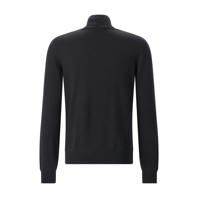 Gran Sasso Rollkragenpullover Rollkragenpullover aus Schurwolle schwarz(Image 2)