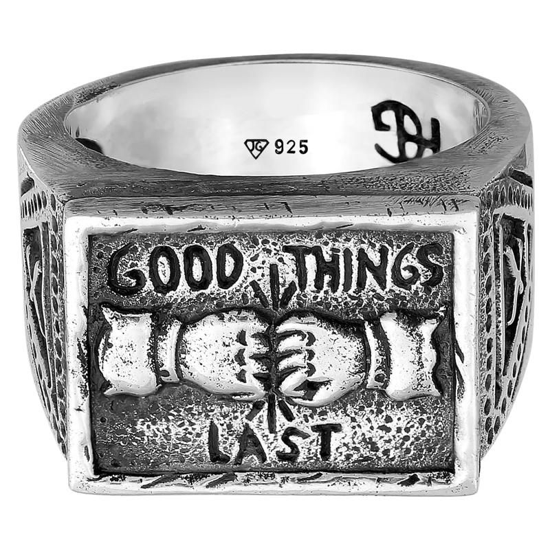 Haze & Glory Siegelring Ring Siegelring - Good Things 925 Silber silber(Image 2)