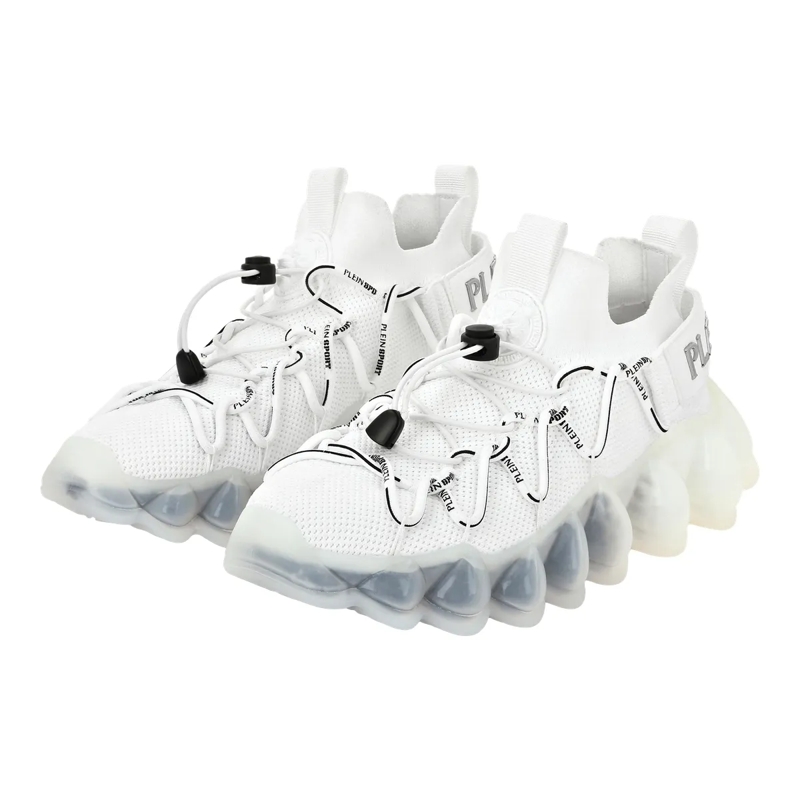 Plein Sport Low-Top-Sneaker Runner Sneaker The Bubble Gen.x.2 Tiger weiss