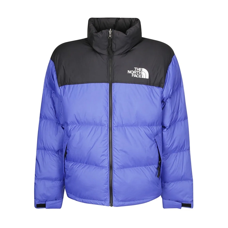 The North Face Quilted Jacket With Hidden Hood Blue Daunenjacken
