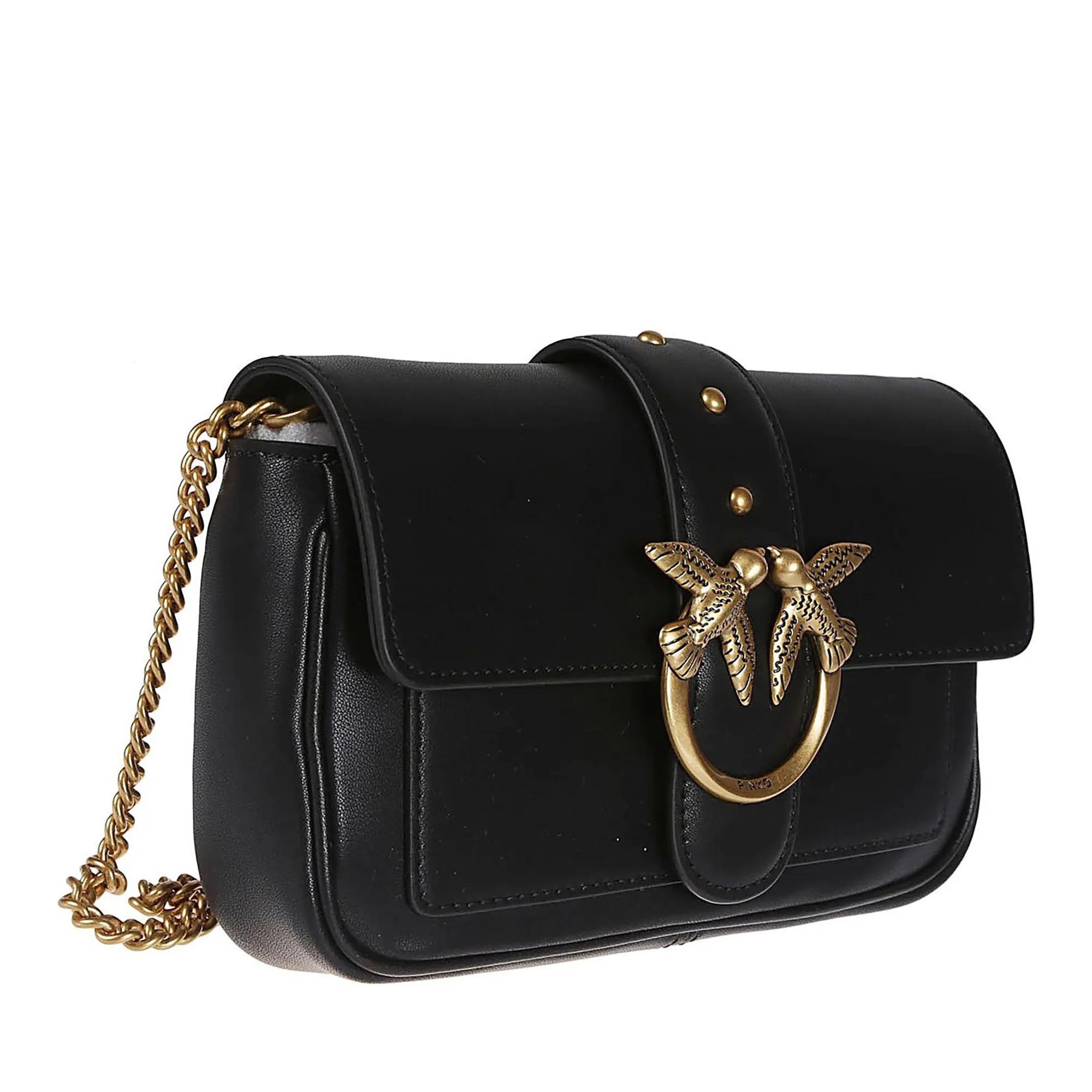 Pinko Crossbody bags Love One Pocket Simply Bag Black in zwart