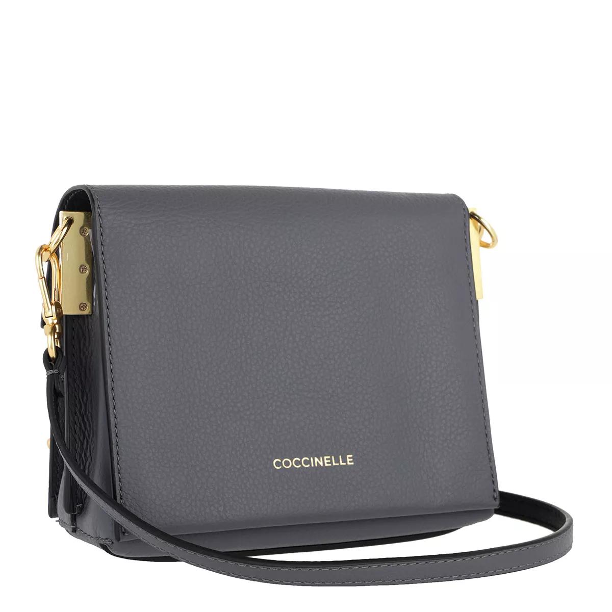 Coccinelle Crossbody bags Handbag Double Grainy Leather in grijs
