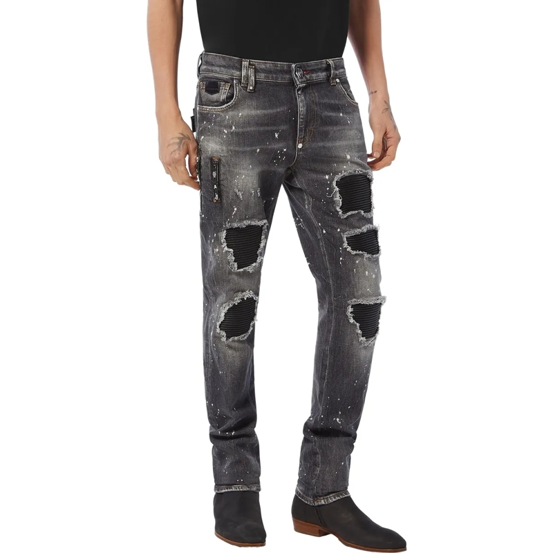 Philipp Plein Skinny-Leg-Jeans Für Ihr Outfit empfehlen wir diese Jeans mit edlen dunkel-grau(Image 3)