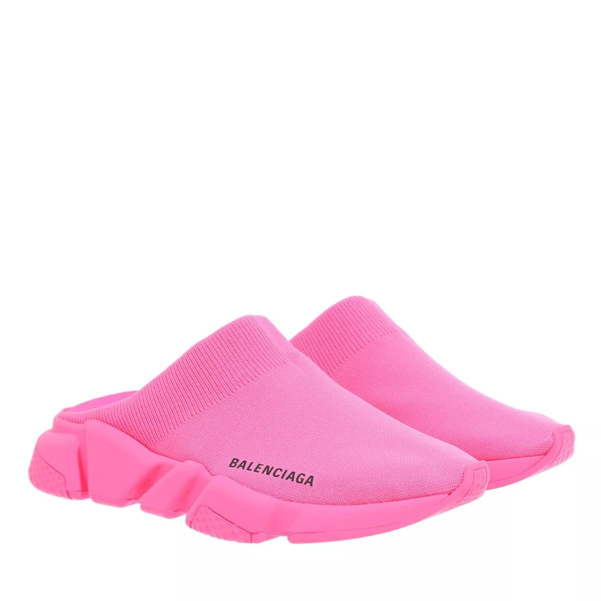 Pink balenciaga speed on sale