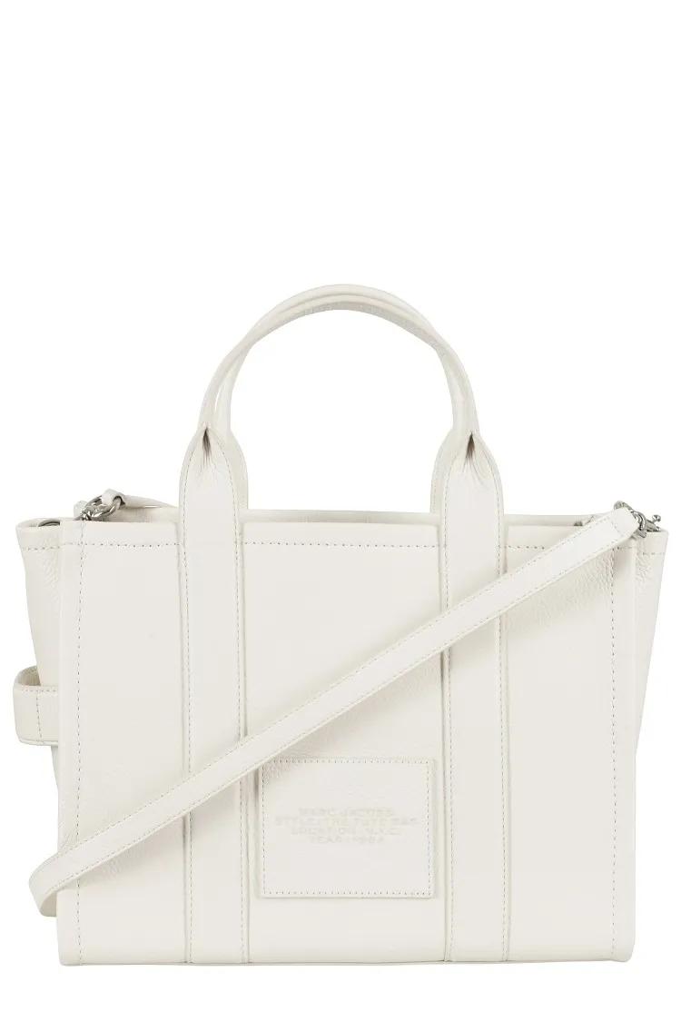 Marc Jacobs Shoppers & Totes Structured Medium Tote With Removable Shoulder Str in beige