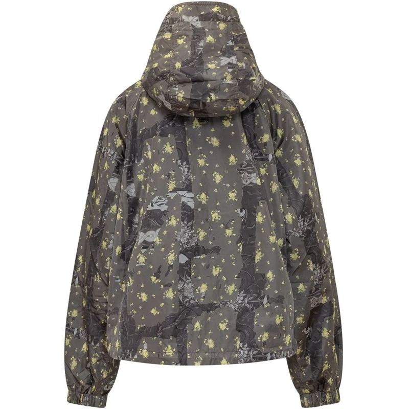GANNI Übergangsjacke Giacca con Cappuccio e Zip dunkelgrau(Image 2)