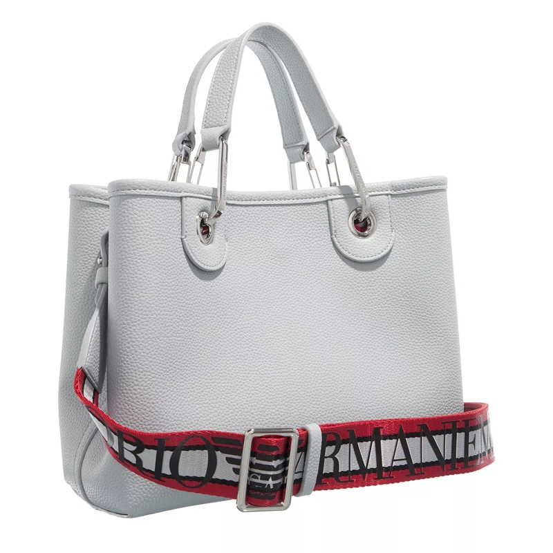 Emporio Armani Tote S33 Shopping Bag Pale Blue(Image 3)