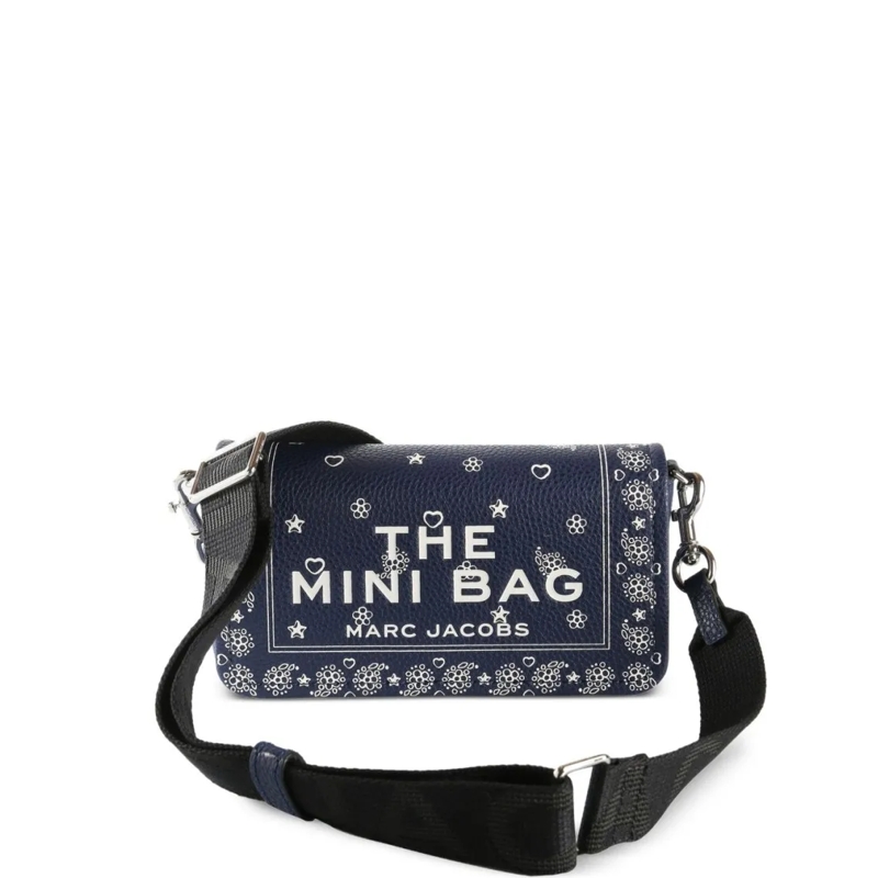 Marc Jacobs Schultertasche Rectangular Textured Leather Shoulder Bag Black