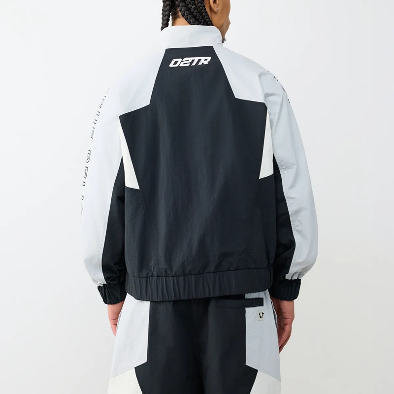 True Religion Daunenjacke - Windbreakter Flair- Geometrisches Colorblocking schwarz(Image 4)
