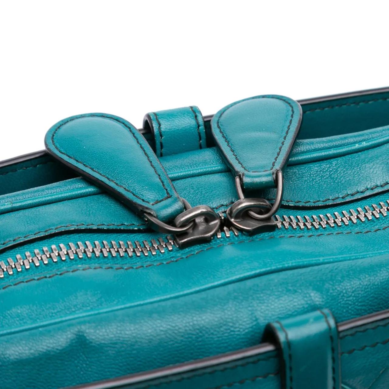 Thumbnail - Bottega Veneta Hobo Bags - Nappa Intrecciato Belt Flap Camera Bag - Gr. unisize - in Blau - für Damen