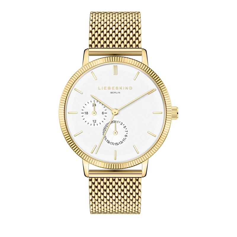 Liebeskind Berlin Automatikuhr Edelstahl Armbanduhr gold