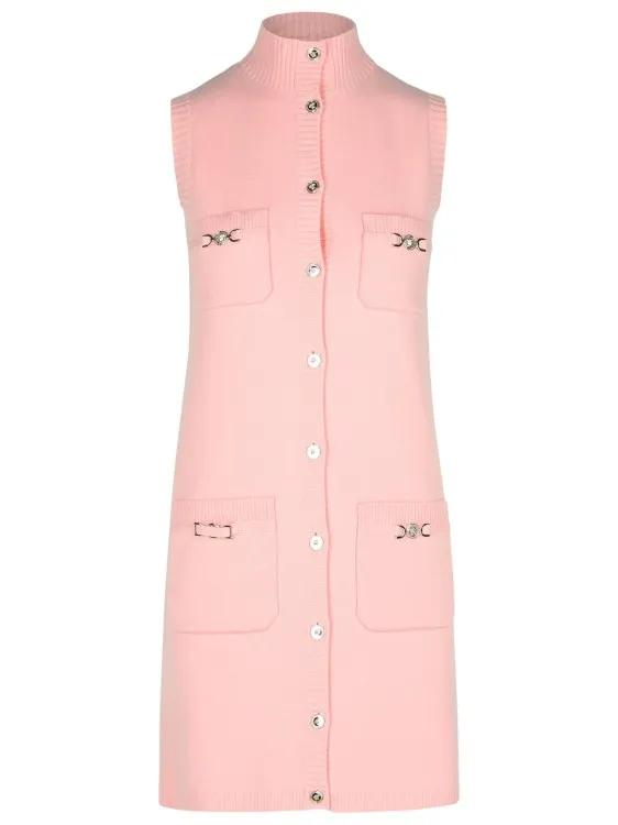 Versace - Pink Wool Blend Dress - Größe 40 - pink