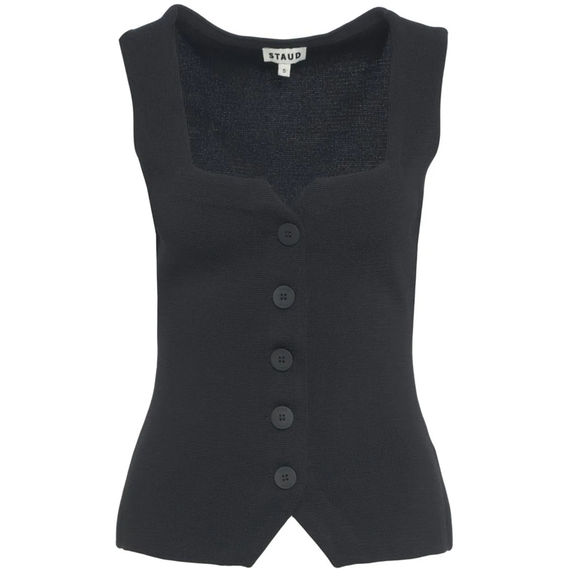 Staud  Knit top 'Marisa' schwarz