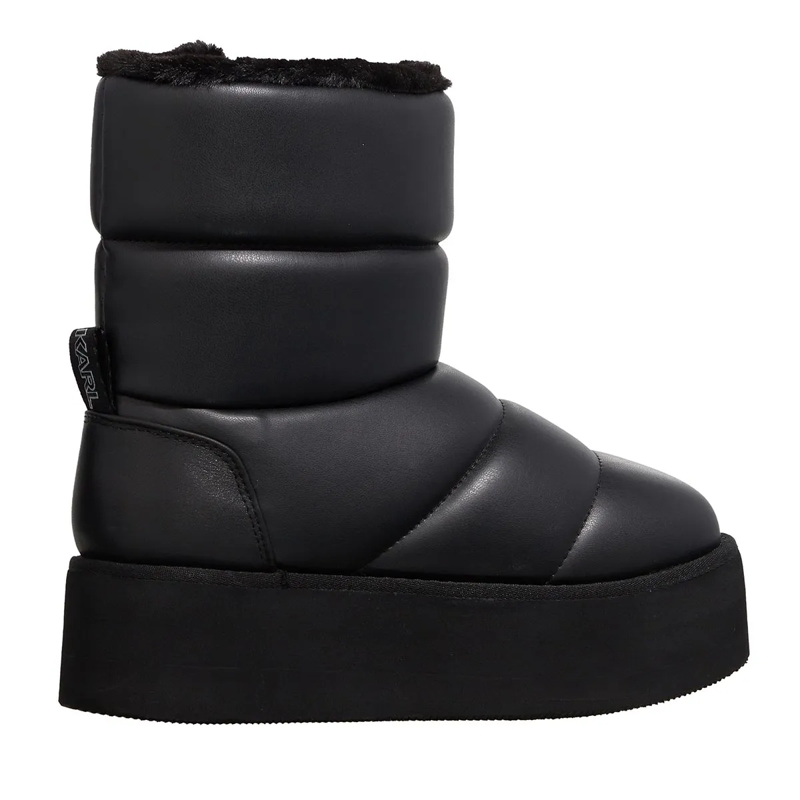Karl Lagerfeld Winterboots Thermo Padded Zip Boot Black PU Mono(Image 4)