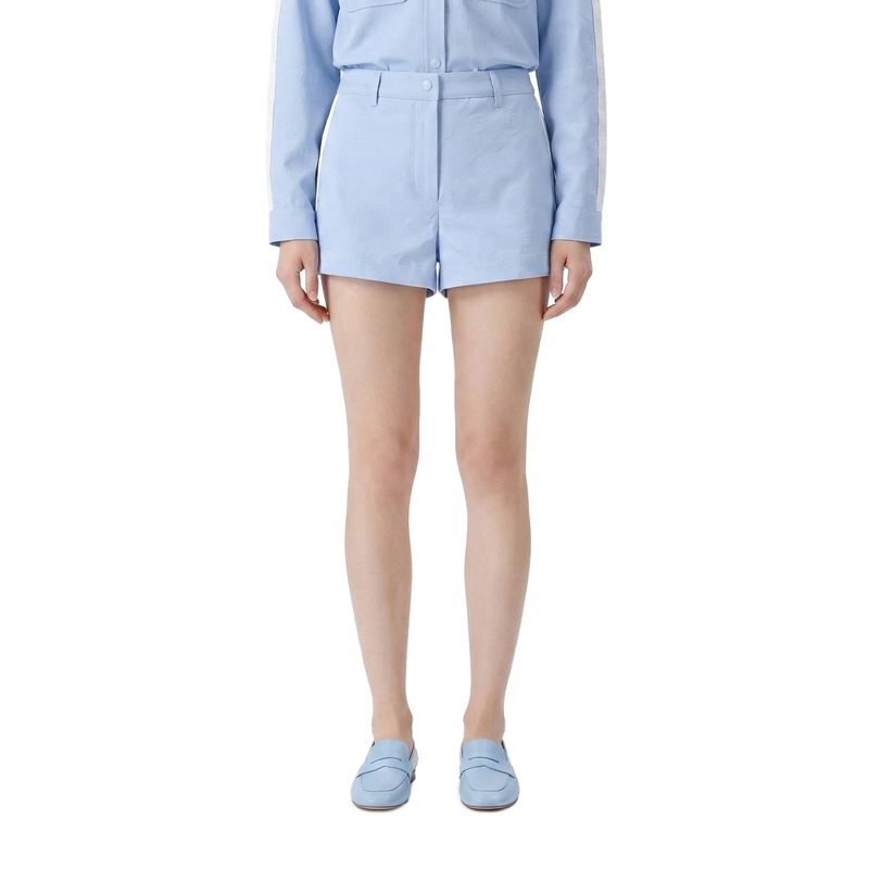 Casablanca Bermuda-Shorts Shorts aus Baumwolle blau(Image 2)