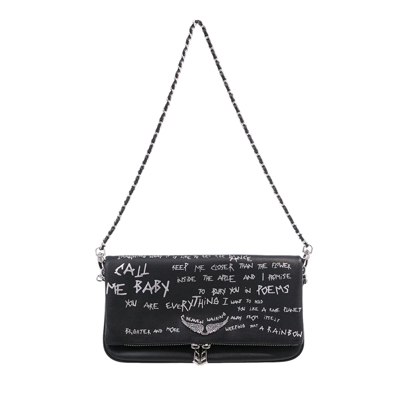 Zadig & Voltaire Crossbody Bag Rock Graffitti Black