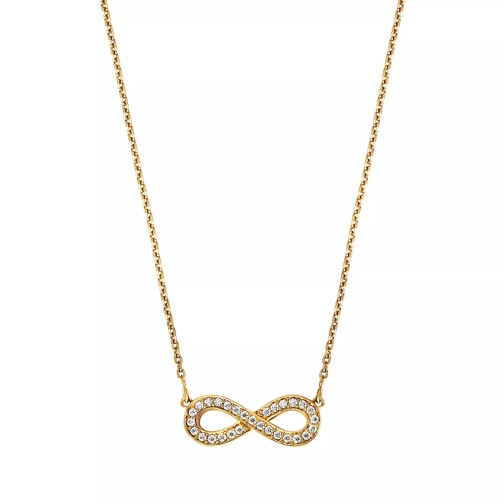 BELORO Necklace Infinity Zirconia  Gold-Plated Mittellange Halskette