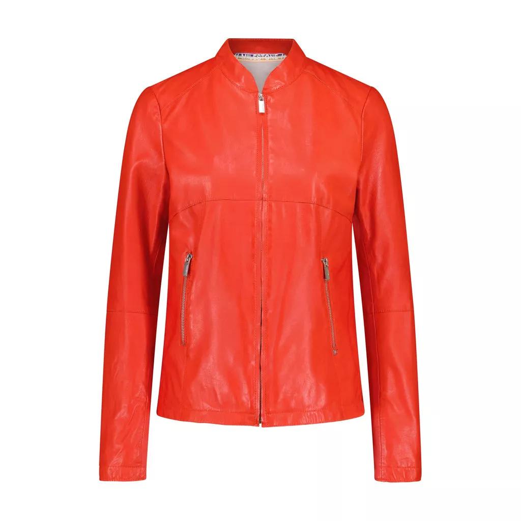 Milestone Lederjacke Jasmine 48104168882522 Rot