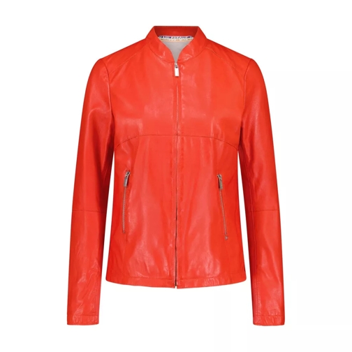 Milestone Lederjacke Jasmine Rot 