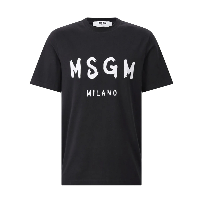 MSGM T-Shirt t-shirt black Schwarz