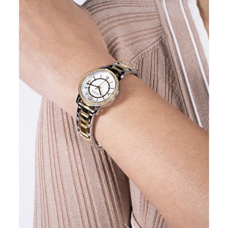 Guess Quarzuhr Quarz-Analoguhr Melody silber(Image 2)