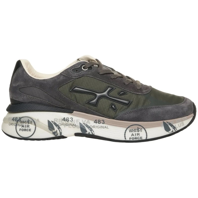 Premiata Low-Top-Sneaker Sneakers 'Moerun' grau