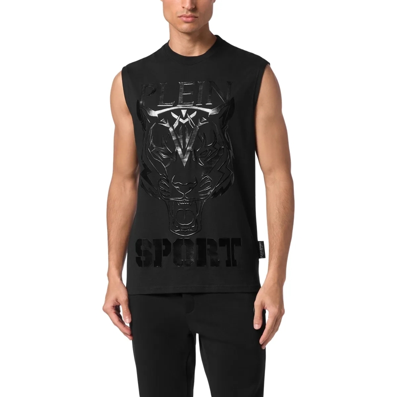 Plein Sport Top Tanktop Tiger schwarz(Image 7)