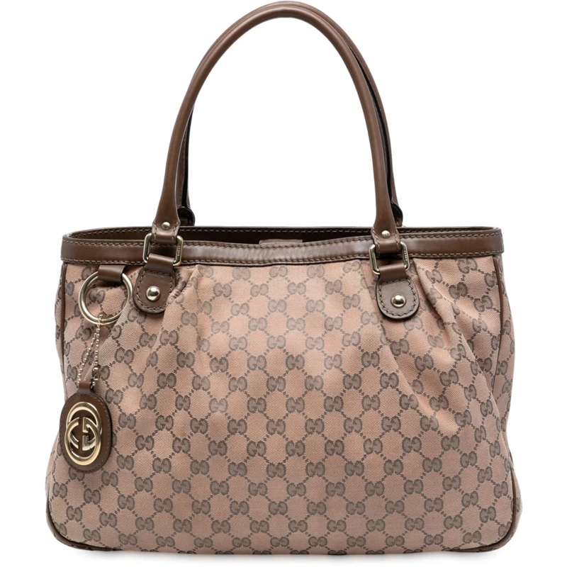 Gucci Shopper GG Canvas Sukey Tote braun