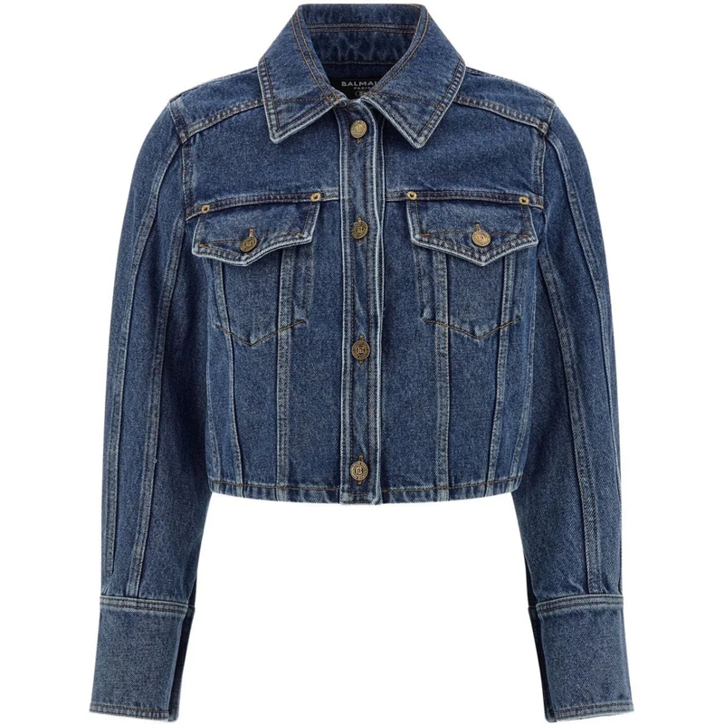Balmain Übergangsjacke Jackets Denim blau