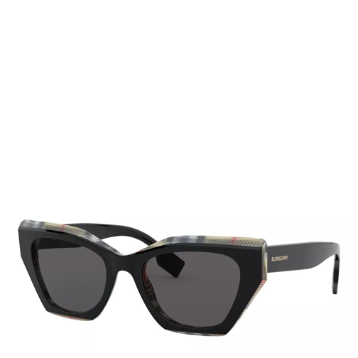 Burberry 0BE4299 Top Black On Vintage Check Sonnenbrille