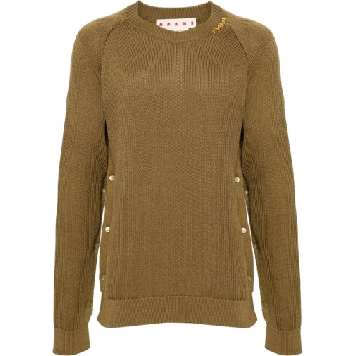 Marni Pullover beige khaki knitwear beige