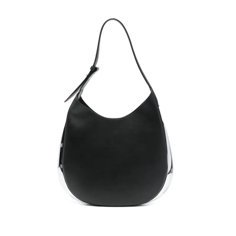 Benedetta Bruzziches Schultertasche Structured Handbag With Detachable Shoulder Strap  Black