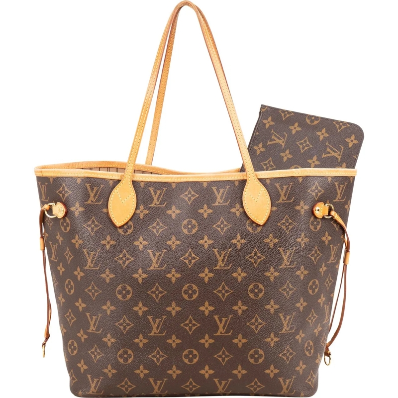 Louis Vuitton Tote Louis Vuitton Monogram Canvas Neverfull MM Shopper braun