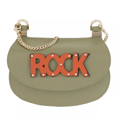 Patrizia Pepe Rock Crossbody Bag Small Daily Green Sac à bandoulière