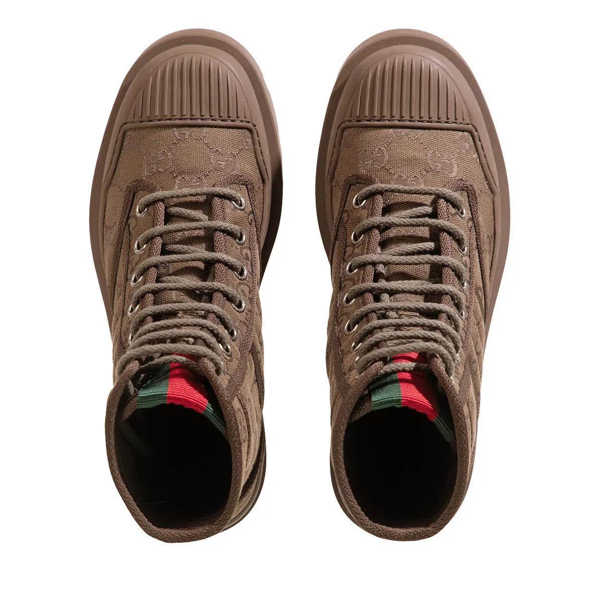 Thumbnail - Gucci Stiefel - Women's Boot With Web - Gr. 40 (EU) - in Braun - für Damen