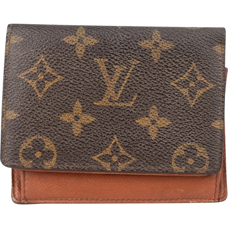 Louis Vuitton Geldbörse Louis Vuitton Canvas Monogram Cardholder braun