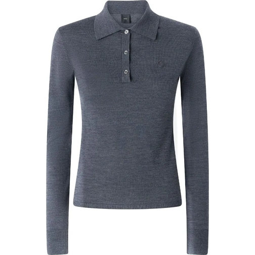 Pinko Polohemd Polos Gray grau