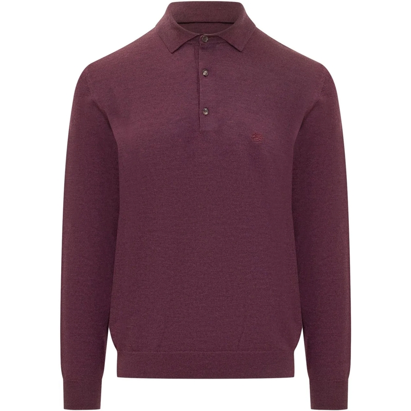 Etro  Polo in lana Etro lila