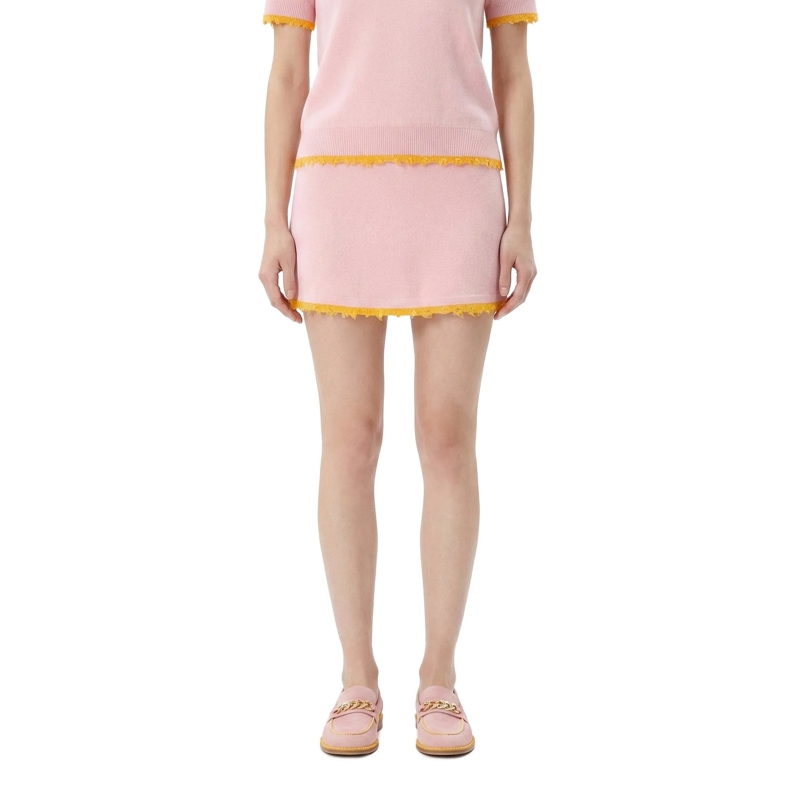 Casablanca Minirock Minirock aus Wollmix pink(Image 2)