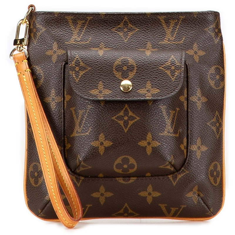 Louis Vuitton Pochette Monogram Partition braun