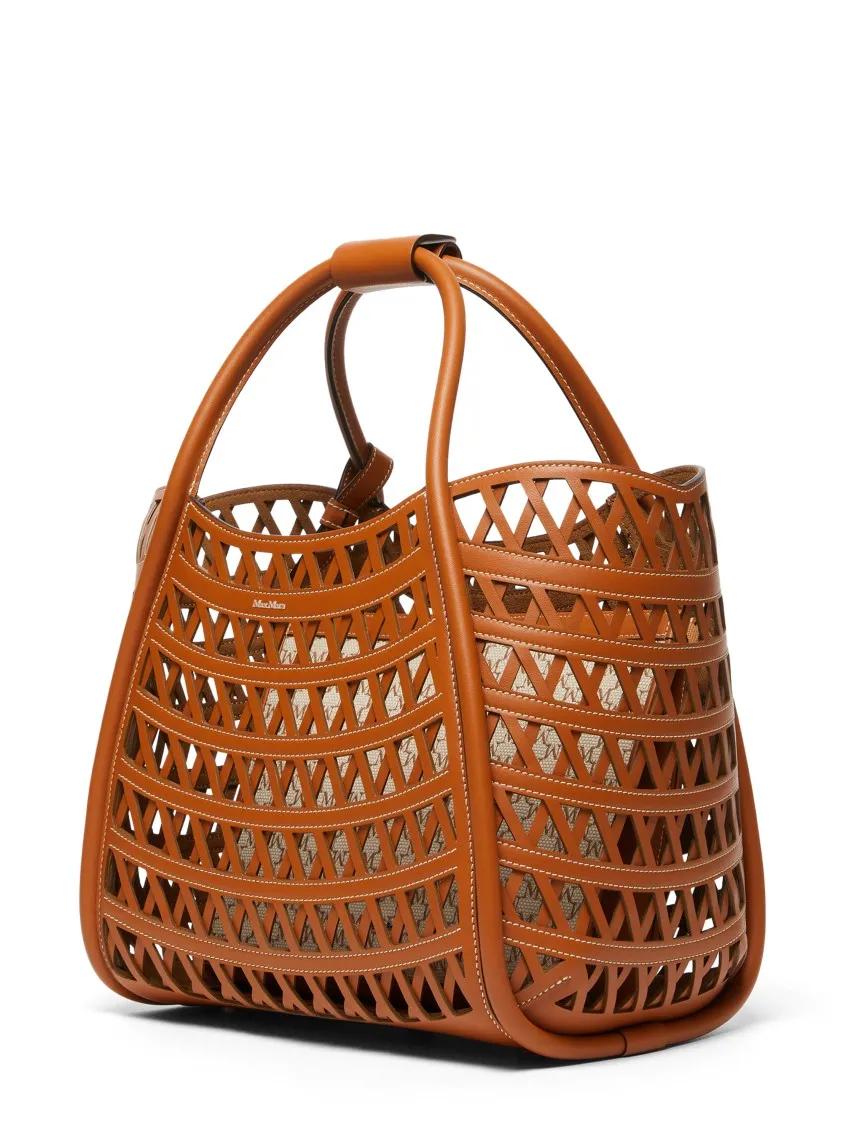 Max Mara Satchels Marinesweaving in bruin