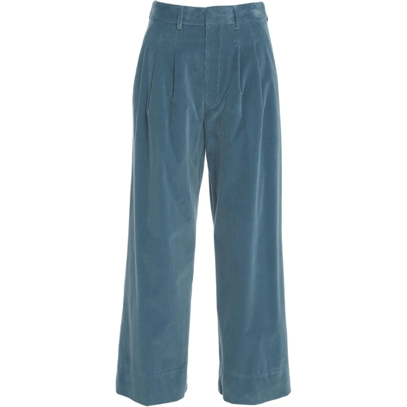 Dondup Hose Pleated pants 'Eloise' blau