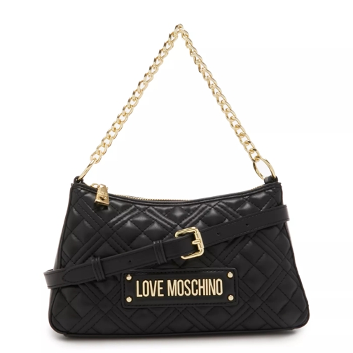 Love Moschino Love Moschino Quilted Bag Schwarze Umhängetasche J Schwarz Crossbody Bag