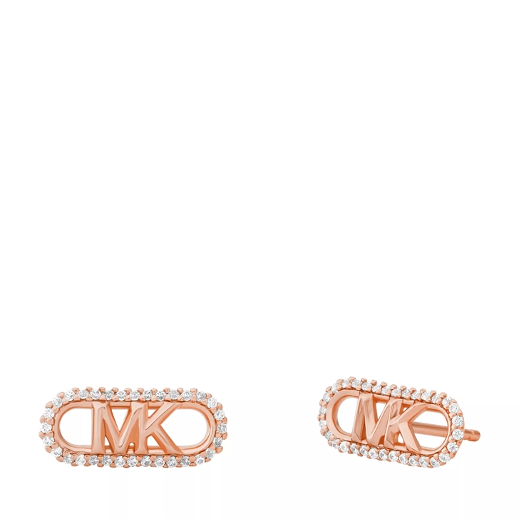 Michael kors sterling rose gold sales pave stud earrings