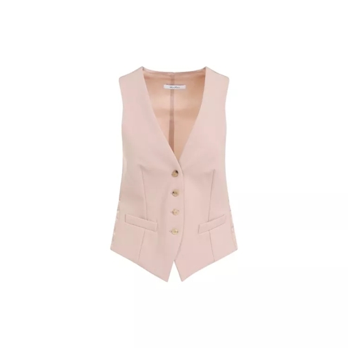 Max Mara Kiwi Pink Acetate Gilet Pink 