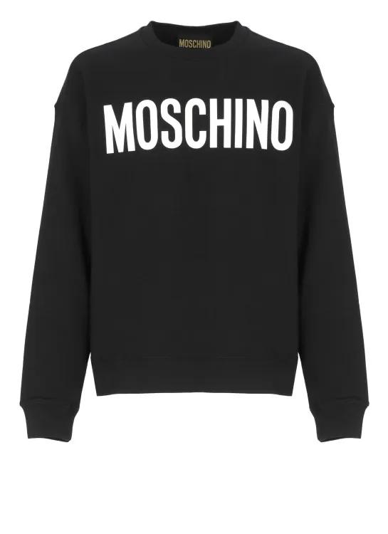 Moschino - Cotton Logoed Sweatshirt - Größe L - schwarz